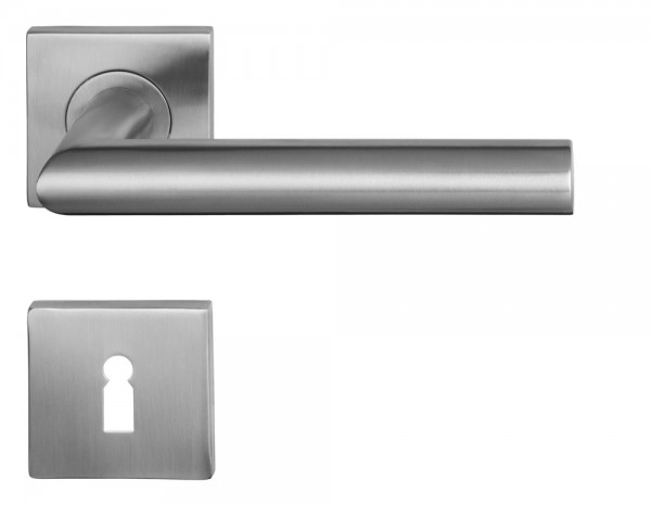 Q01 Frankfurter Modell Türgriff / Türklinke Edelstahl feinmatt