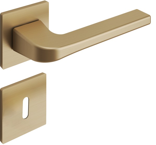 Q28 MM Messing gebürstet matt gold