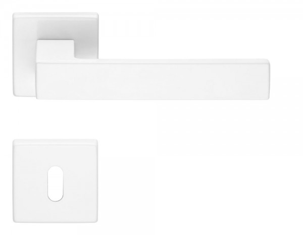 Q13 White Türgriff matt weiss / offwhite