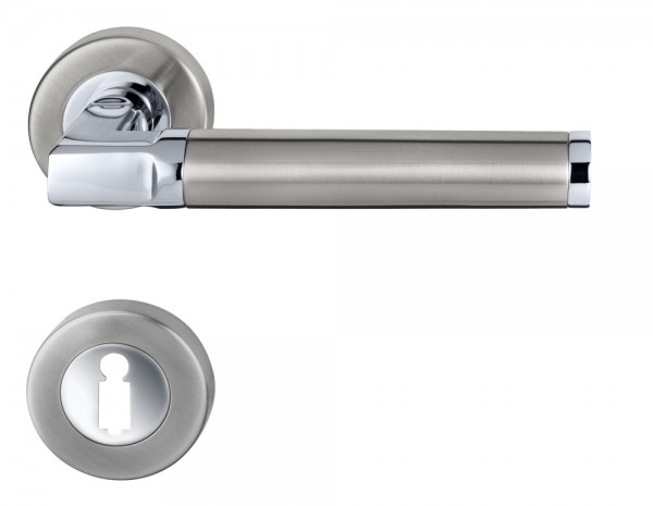 BC02 Türklinke Bauhaus Edelstahl chrom